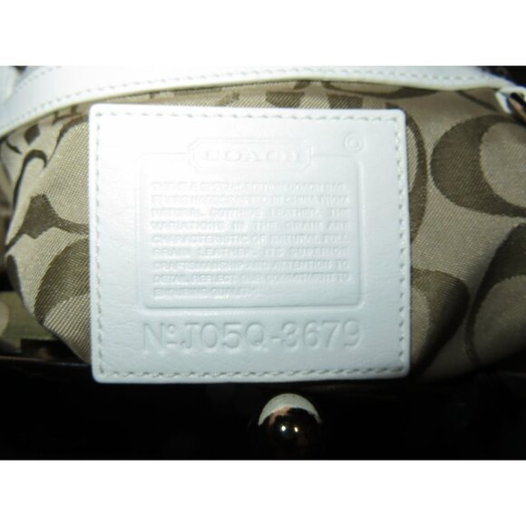 Coach 2005 Special Limited Edition Polka Dot Kisslock Gallery Frame Bag 3679 - Picture 7 of 12